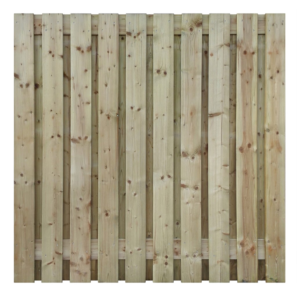Tuinschermen - Vuren houten scherm 21 planks 180 x 180 cm